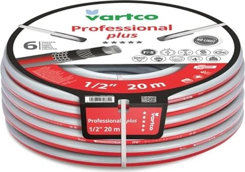 Vartco Professional Plus Gartenschlauch rot/grau