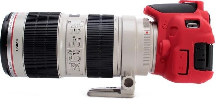 EasyCover Kameraschutz für Canon EOS 650D/700D rot