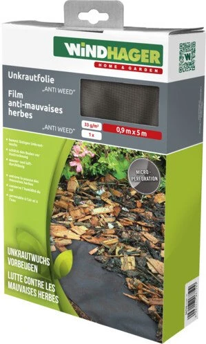 Windhager Antiweed Unkrautfolie 500x90cm