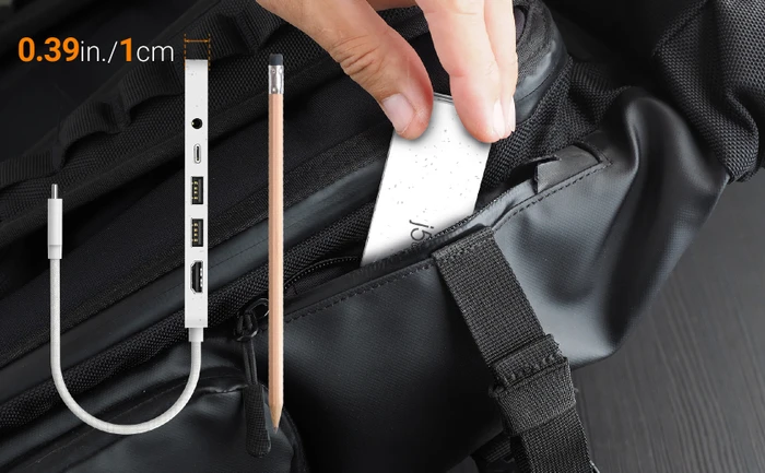 j5create Eco-Friendly 7-in1 USB-C Multi-Port Hub with Power Delivery rosa, USB-C 3.0 [Stecker]