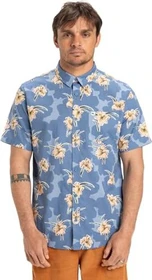 Quiksilver Apero Classic Hemd kurzarm coronet blue/backyards (Herren)
