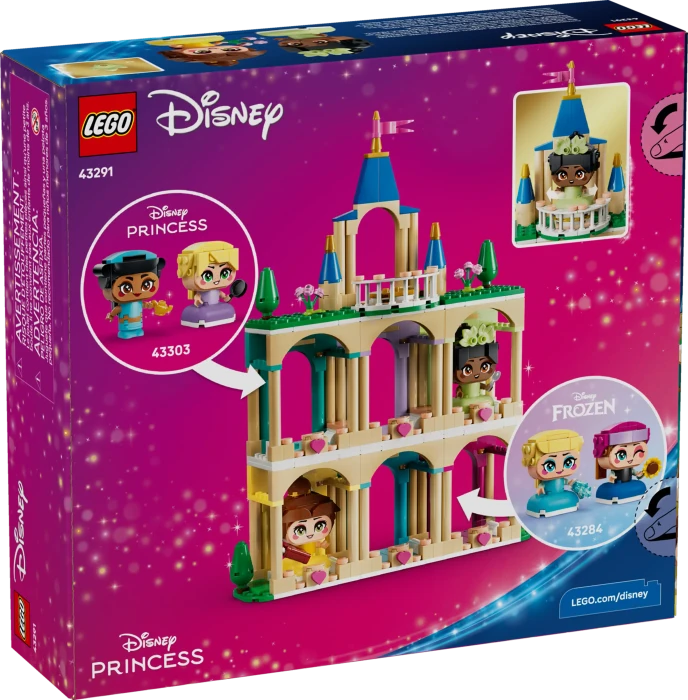 LEGO Disney - Die Mini-Prinzessinnen Belle und Tiana mit ihrem Schloss