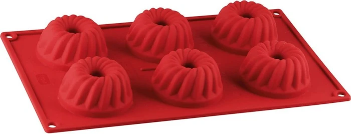 Dr. Oetker Flexxibel Love 6er Mini Gugelhupf-Backform