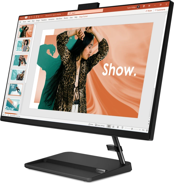 Lenovo IdeaCentre AIO 3 27IAP7, schwarz, Core i7-1260P, 16GB RAM, 1TB SSD, GeForce MX550, DE