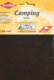 Kleiber Camping Nylon für Zelte selbstklebende Reparatur-Flicken dunkelbraun