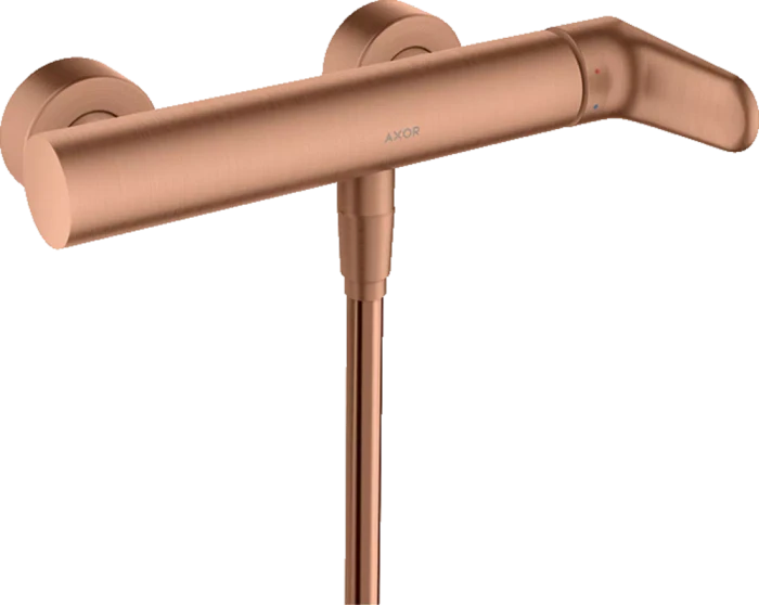Hansgrohe Axor Citterio M Einhebel-Brausemischer Aufputz brushed red gold