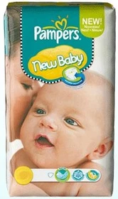 Pampers Premium Protection New Baby Gr.2 Einwegwindel, 3-6kg, 88 Stück