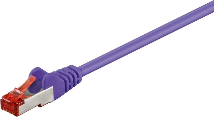MicroConnect Patchkabel, Cat6, F/UTP, RJ-45/RJ-45, 0.25m, violett
