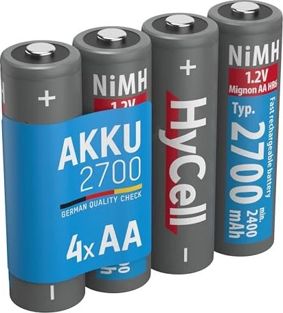 HyCell Power Solution Mignon AA NiMH 2700mAh, 4er-Pack
