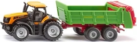 SIKU JCB Traktor mit Strautmann Universalstreuer