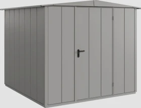 EcoStar Elegant Euroline Typ 2 Gerätehaus graualuminium