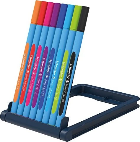 Schneider Slider Edge XB Kugelschreiber sortiert, 8er-Set, Klappetui