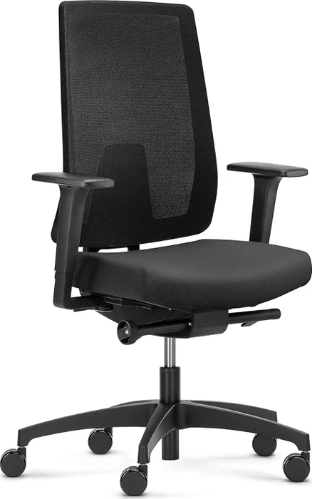 Dauphin Indeed mesh Bürostuhl, schwarz