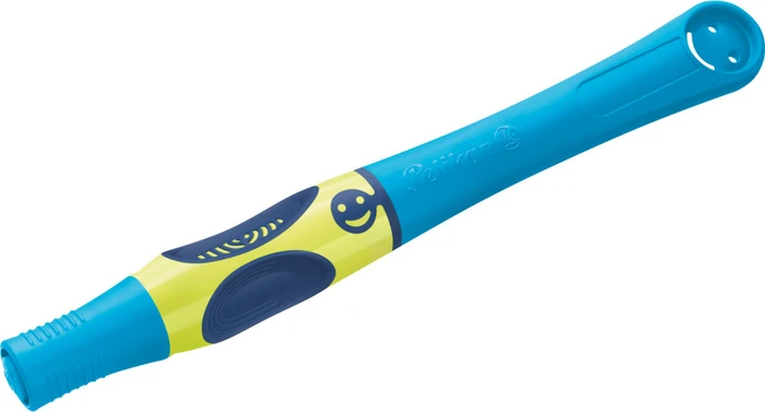 Pelikan griffix 3 Tintenroller (Patrone) neon fresh blue, Rechtshänder, Blister
