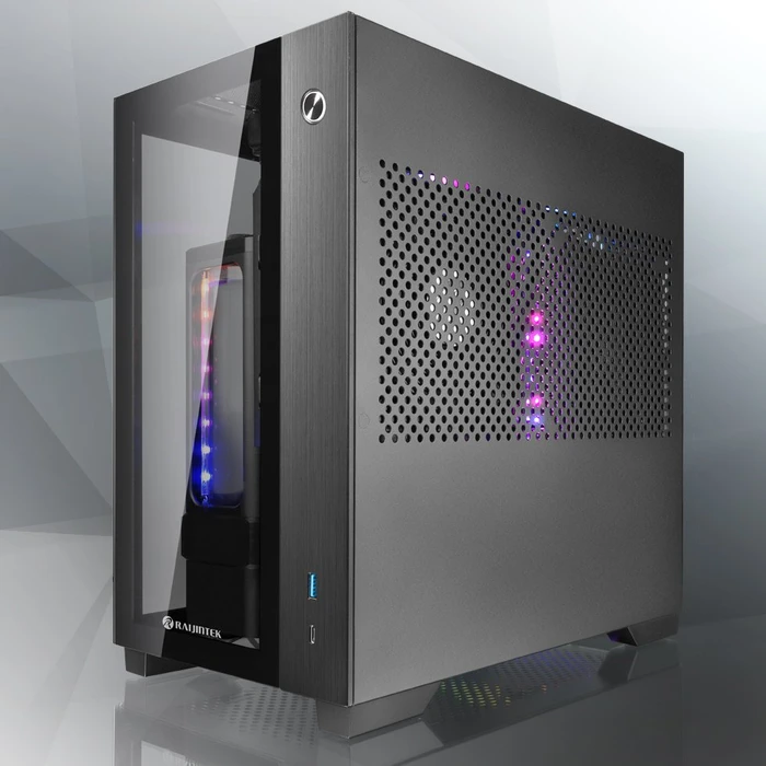 Raijintek Paean Mini, Glasfenster, Mini-ITX