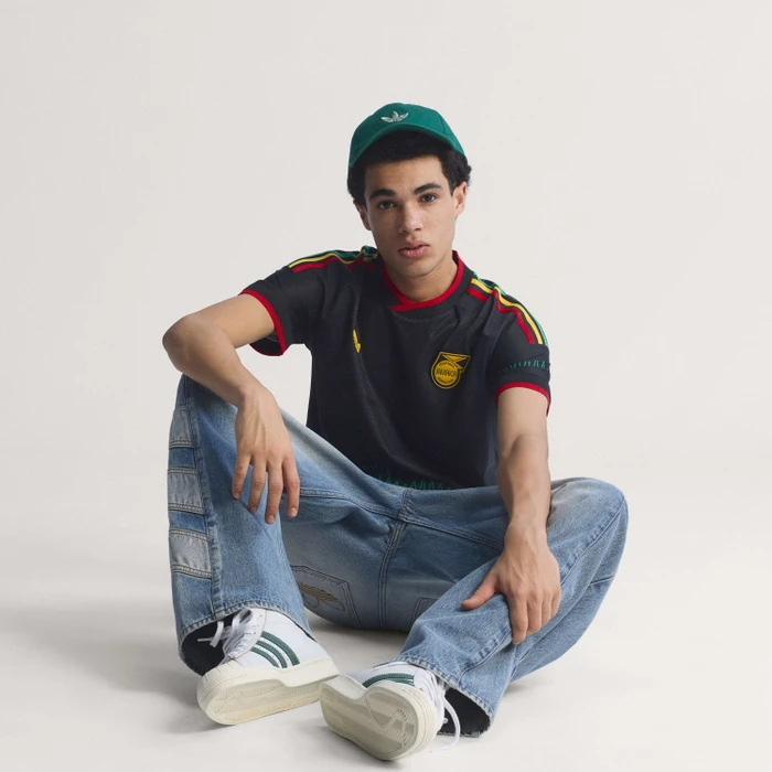 adidas Jamaika 26 x Bob Marley Authentic 2026 Auswärtstrikot kurzarm (Herren)
