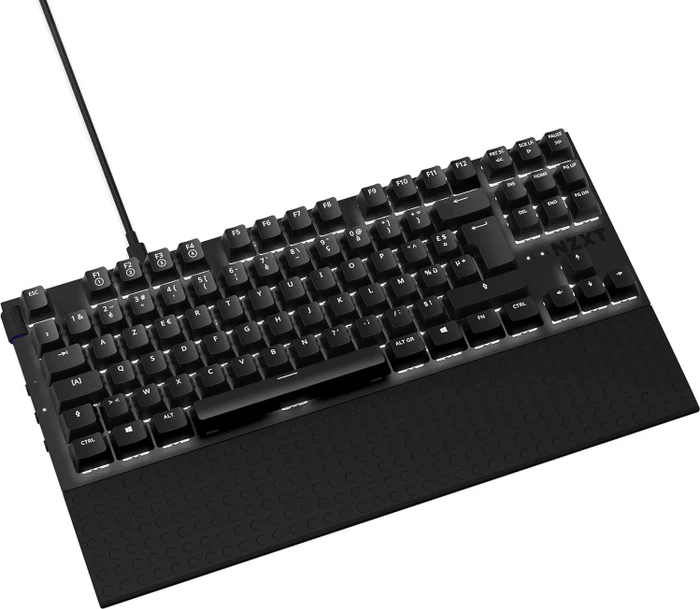NZXT Function Tenkeyless, matt schwarz, LEDs RGB, hot-swap, Gateron RED, USB, FR