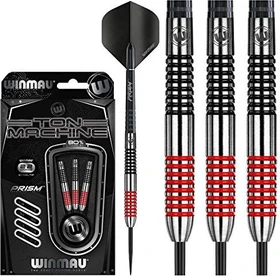 Winmau Ton Machine Steel Dart Dartpfeil 22g rot