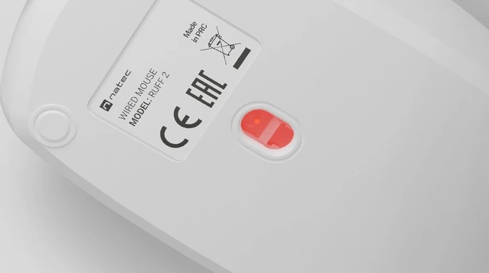 Natec Ruff 2 Mouse weiß, USB