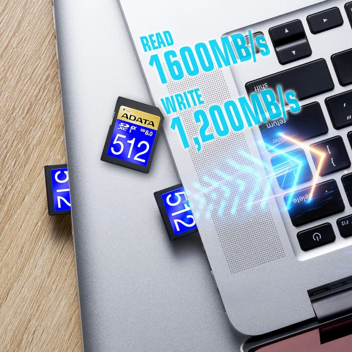 ADATA Premier Extreme SD8.0 R1600/W1200 512GB, UHS-I U3, Class 10, SD Express EX I