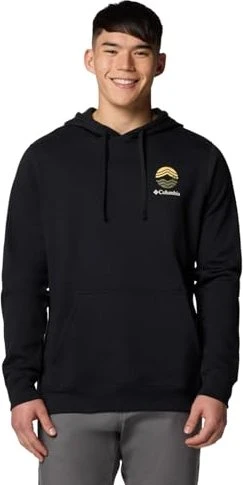 Columbia Trek Graphic Hoodie black/circular linescape (Herren)