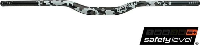 Ergotec Riser Bar 30 Pixel Edition 31.8mm/30mm/5° up/12° back Riser Lenker 800mm schwarz