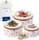 Villeroy & Boch Winter Collage Gebäckdose Aufbewahrungsbehälter-Set, 3-tlg. (3593910089)
