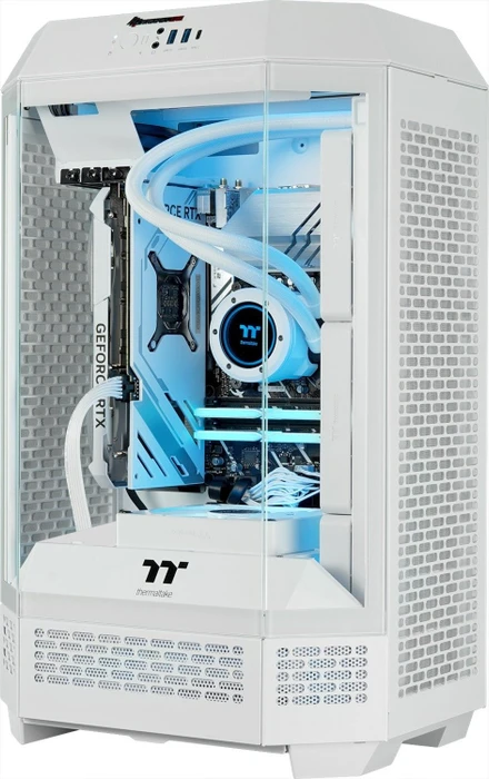 Thermaltake Toughline Liquid T300i, weiß, Core i5-14600KF, 32GB RAM, 2TB SSD, GeForce RTX 4070 SUPER
