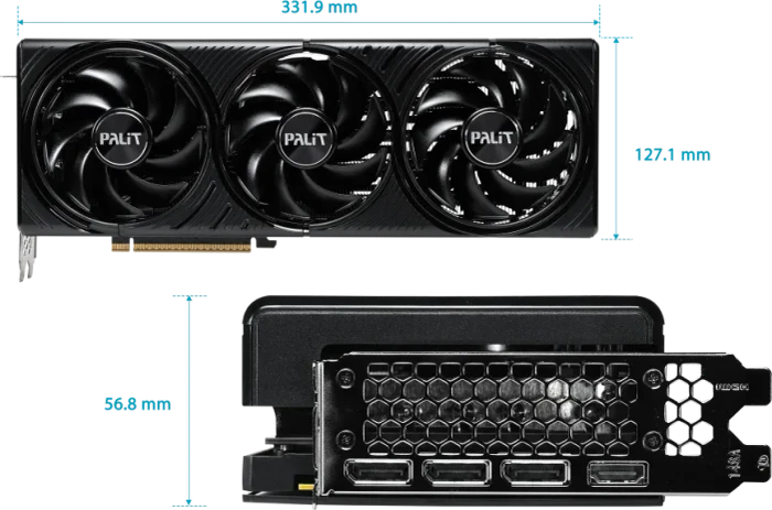 Palit GeForce RTX 5080 Infinity 3, 16GB GDDR7, HDMI, 3x DP