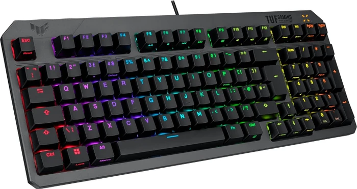 ASUS TUF Gaming K3 Gen II, LEDs RGB, TUF Optical-Mech RED Linear, USB, UK