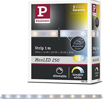Paulmann MaxLED 250 Strip LED-Streifen 4W Tunable White beschichtet 1m