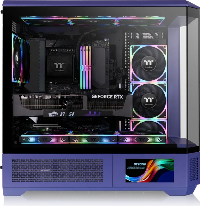 Thermaltake View 600 TG ARGB Future Dusk, violett, Glasfenster