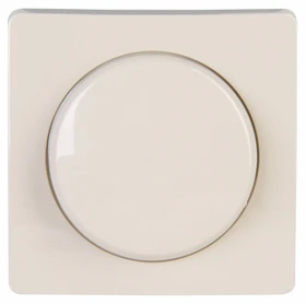 Kopp Paris Dimmer-Abdeckung für Druck-Wechseldimmer, cremeweiß
