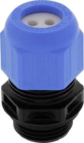 Wiska ESKE/1-i 20 MFD 04/040 Ex-Kabelverschraubung, Kunststoff, RAL 9005/5012, M20, mit montiertem MFD