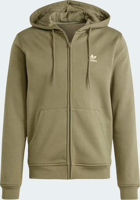 adidas Trefoil Essentials Hoodie olive strata (Herren)