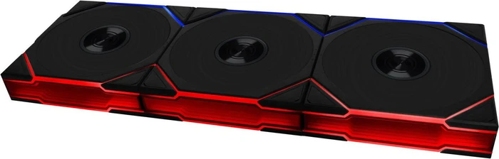 Lian Li Uni Fan TL Wireless 120 RGB Reverse Blade, schwarz, LED-Steuerung, 120mm, 3er-Pack