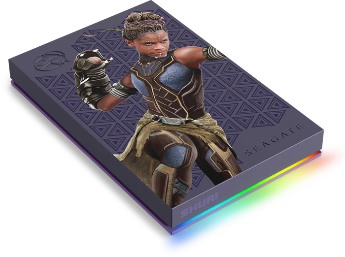 Seagate FireCuda Gaming HDD - Shuri Special Edition, 2TB, +Rescue, USB 3.0 Micro-B