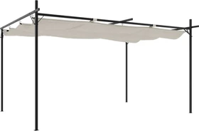 vidaXL Pergola 395x292x230cm creme