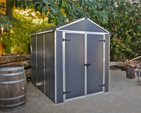 Palram Canopia Rubicon 6x8 Gerätehaus dunkelgrau