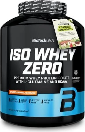 BioTech USA Iso Whey Zero salziges Karamell 1816g