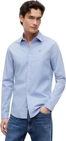 Tommy Hilfiger Slim Fit Popeline Hemd langarm lavender lustre (Herren)