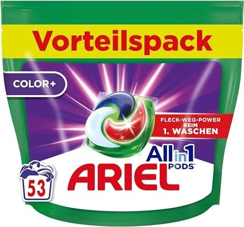 Ariel Color+ Allin1 Pods Waschmittel, 53 Stück