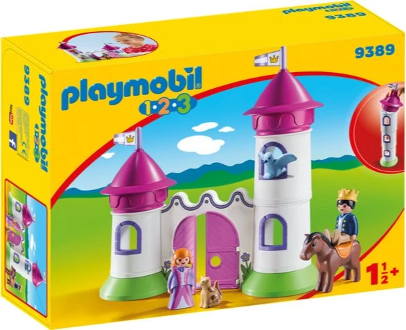 playmobil 1.2.3 Schlösschen mit Stapelturm
