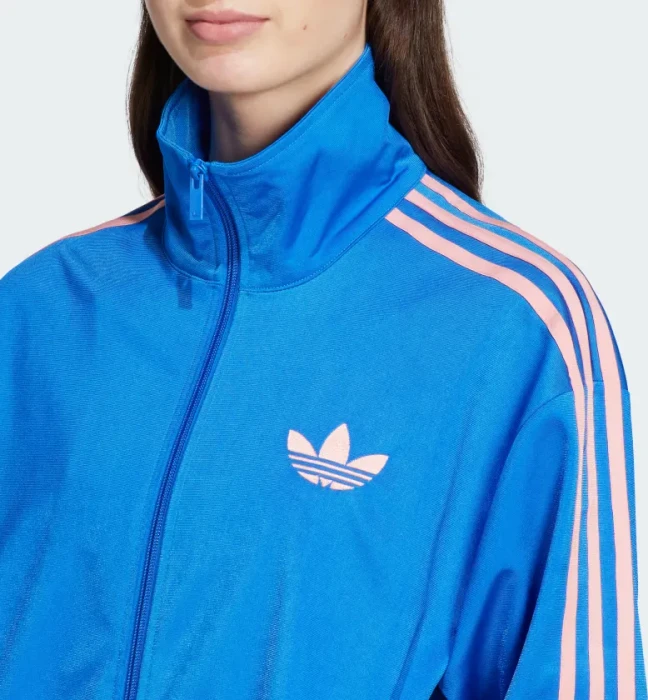 adidas Adicolor Classics Loose Firebird Originals Trainingsjacke blue/semi pink spark (Damen)