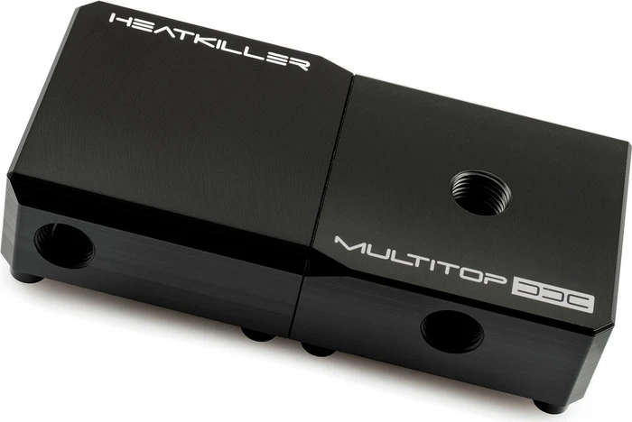 Watercool Heatkiller Multitop DDC X2 Pumpenaufsatz, POM, schwarz