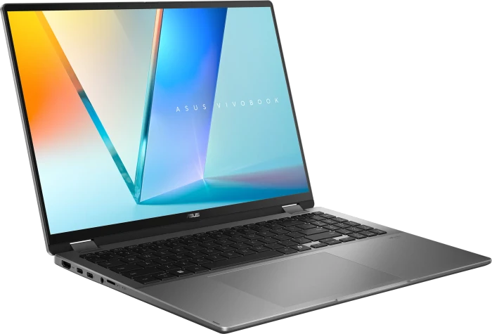 ASUS VivoBook S 16 Flip TP3607SA-SI716W, Matte Gray, Core Ultra 7 256V, 16GB RAM, 512GB SSD, DE, Eingabestift