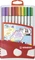 STABILO Pen 68 brush sortiert, 20er-Set, Etui Vorschaubild