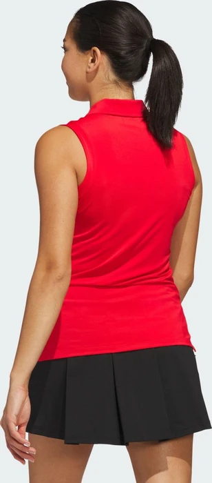 adidas Women's Ultimate365 Solid Poloshirt ärmellos pure ruby (Damen)