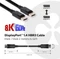 Club 3D DisplayPort 1.4 Kabel HBR3 schwarz, 2m Vorschaubild