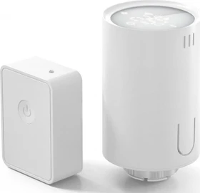Meross Starter-Kit Funk-Heizkörperthermostat mit Meross Smart Hub, Set